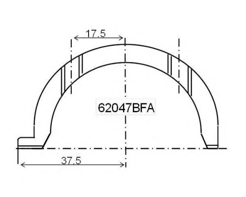 К-Т ВКЛАДЫШЕЙ ОСЕВ КОЛЕНВАЛА STD BERLINGO/NEMO 1.4/1.6HDI 6251900000/18205100010