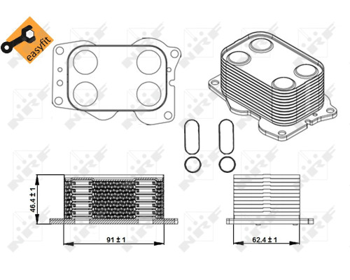 ТЕПЛООБМЕННИК  SCUDO270 2.0HDI 08- 14-0032MG