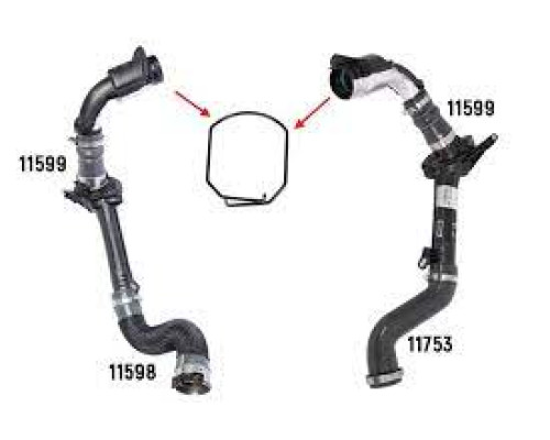 ЗАЖИМ ПАТРУБКА ИНТЕРКУЛЛЕРА KANGOO 1.5DCI 08- 249673J