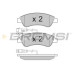 КОЛОДКИ ТОРМОЗНЫЕ ЗАД. (+ датчик) Q10/12 DUCATO250 C2F018ABE