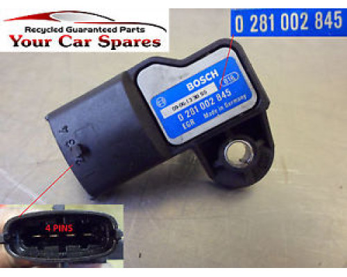 ДАТЧИК ДАВЛЕНИЯ НАДУВА DUCATO250 IVECO E3/E4 2.3/3.0JTD 0281002845