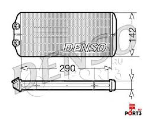 РАДИАТОР ОТОПИТЕЛЯ САЛОНА BERLINGO 08- D6C006TT