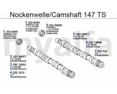 САЛЬНИК РАСПРЕДВАЛА DOBLO223 1.9JTD 30*42*7 CO12011839