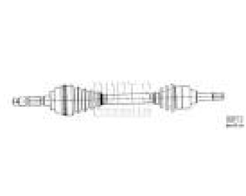ПОЛУОСЬ ПРАВАЯ MASTER 2.5DCI 03- FT27173