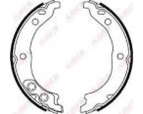 КОЛОДКИ РУЧНОГО ТОРМ.  ЗАД. DUCATO244 CRP002ABE/RM0103