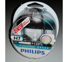 ЛАМПОЧКА H7 12V 55W PX26DFS (К-Т 2шт) PHILIPS X-TREAM +130% 12972XV